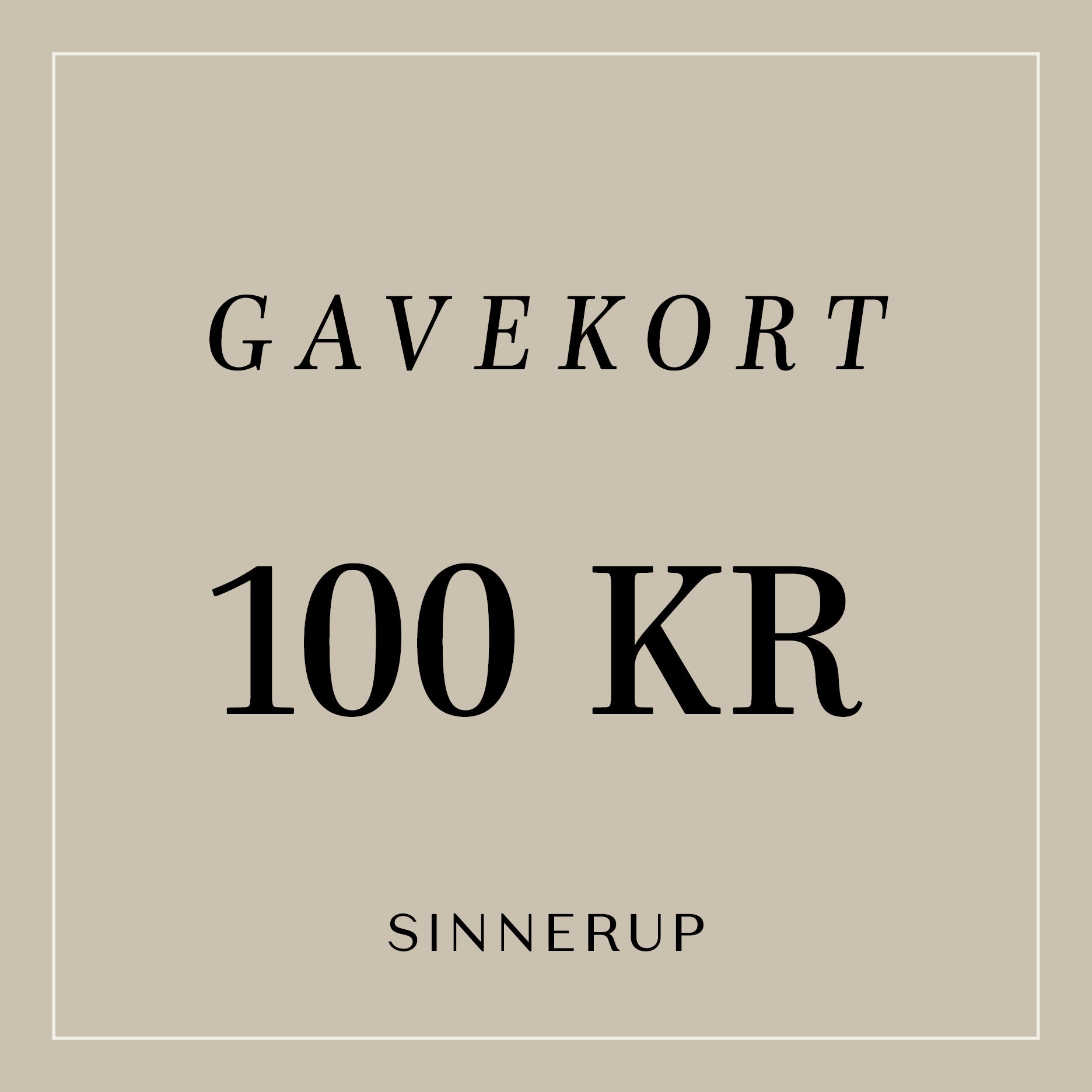 Sinnerup Gavekort